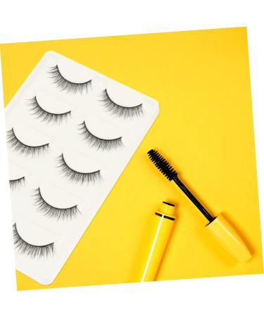 Beavorty 15 Pairs Short Eyelash Faux Dramatic Eyelashes reusable eyelashes artificial eyelashes Handmade Eyelashes Glue False Lashes False Eye Lashes cross Accessories artificial fiber 3d - Buy Online on GoSupps.com