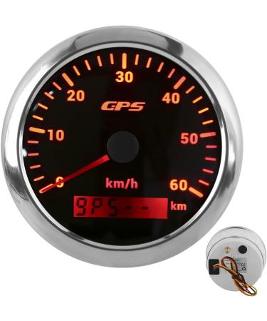 ABS Stainless Steel 85mm GPS Speed Meter for Boats & Cars - LCD Display Adjustable Backlight 0-60 km/h 9-32V DC - Buy Online on GoSupps.com