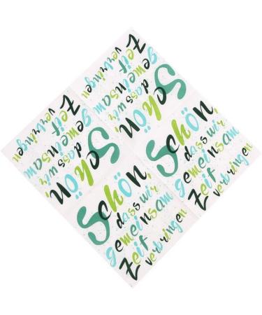 20 Blue/Green Napkins for Birthdays Baptisms & Weddings - 33x33cm | Shop Internationally - Buy Online on GoSupps.com
