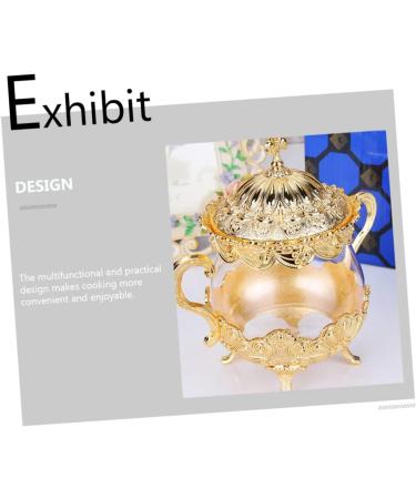 HOMSFOU 1pc Box Spice Jar Glass Terrarium with Lid Glass Food Storage Jar Glass Storage Container Sugar Server Retro Kitchen Canisters Seasoning Dispenser Jars Tea Pot Coffee - Buy Online on GoSupps.com