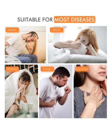 Compact Cool Mist Nebulizer for Kids & Adults - Home Use Nebulizer Machine with Mask & Mouthpiece for Breathing Issues - Buy Online on GoSupps.com