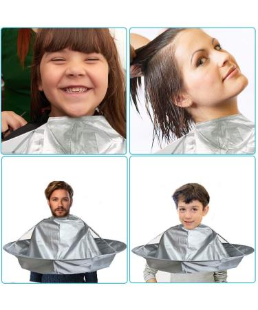 Buy Waterproof Hair Cutting Cape | Foldable Umbrella Barber Cape for Adults & Kids | Professional Salon Hairdressing Supplies - Buy Online on GoSupps.com