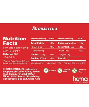 Huma Chia Energy Gel 12 Pack - Stomach-Friendly Endurance Fuel, Real Food Energy Gels - Variety Pack - Buy Online on GoSupps.com