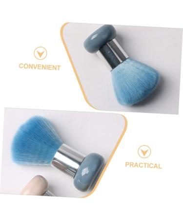 HONMEET Nail Cleaning Brush Nail Brush Nail Duster Nail Scrubber Nail Art Brush Manicure Brush Nail Scrub Brush Nail with Handle Nail Supplies Nail Dust Brush Corrugated Silk Nylon Wool - Buy Online on GoSupps.com