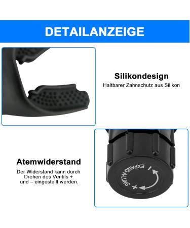 Portable Breathing Exercise Trainer - Enhance Lung Capacity & Endurance with Adjustable Resistance | International Shipping - Buy Online on GoSupps.com