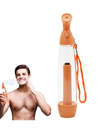 Pulv risateur pour le visage | Pulv risateur main humidificateur hydratant pour les yeux vaporisateur manuel pour soins de la peau portable pour usage quotidien la maison et en plein air Orange