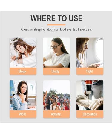 100 Pairs Slim Size Foam Ear Plugs for Small Ear Canals Women - 35dB SNR Noise Canceling Earplugs for Sleeping, Snoring, Work, Studying - Flesh Color Skin - Buy Online on GoSupps.com