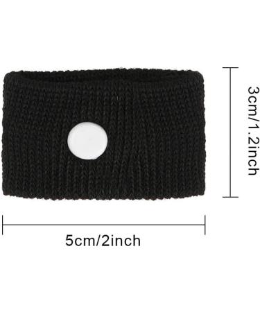 Anti-Nausea Wristbands for Travel | Spandex Sickness Bands - Sea Car Flying Relief (Black - Buy Online on GoSupps.com