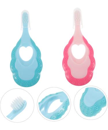 Beavorty 2-Pack Baby Toothbrushes | Soft Cleaning Brush for Kids & Teething | Travel-Friendly Children's Toothbrushes - Buy Online on GoSupps.com