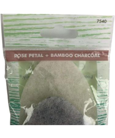 EcoTools Rose Petal Bamboo Charcoal Infused Facial Sponges - Set of 3 - Buy Online on GoSupps.com