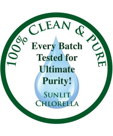Sunlit Organic Chlorella Spirulina Tablets 50/50 Burst & Cracked Cell Wall Algae - 1000 Superfood Tabs - High Protein Vegan Supplement - Buy Online on GoSupps.com