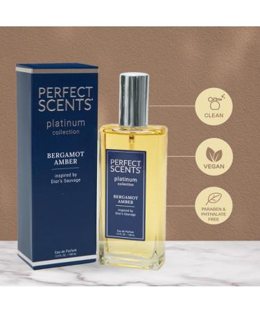 Perfect Scents Fragrances | Inspired by Dior s Sauvage| Platinum Collection | Bergamot Amber | Men s Eau de Parfum | CLEAN Vegan Paraben & Phthalate Free | Never Tested on Animals | 3.4 Fl Oz Dior's Sauvage - Buy Online on GoSupps.com