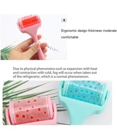 JIAHAO Ice Roller Facial Massager Ice Muscle Beauty Apparatus Ice Rolling Lifting Firming Tighten Skin Tone and Reduce Wrinkles (Blue) - Buy Online on GoSupps.com