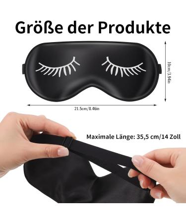 Fuyamp Silk Sleep Mask - 2 Pack Light Blocking Eye Masks for Men Women & Children | Adjustable & Soft Night Masks - Buy Online on GoSupps.com