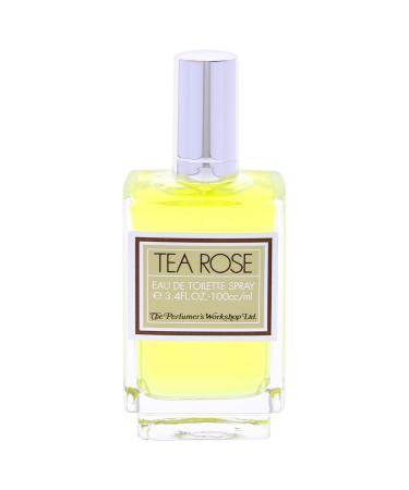 Perfumers Workshop Tea Rose for Women - 3.4 oz EDT Spray 3.4 Fl Oz (Pack of 1) - Buy Online on GoSupps.com