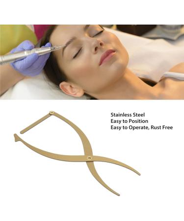 Eyebrow Measuring Ruler 3-Point Positioning Ruler Eyebrow Golden Ratio Caliper Microblading Grooming Stencil Shaper Permanent Eyebrow Measuring Tool for Student Brow Artists - Buy Online on GoSupps.com