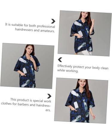 Work Clothes Pedicure Toe Separators Staff Clothing for Barber Hairdressing Salon Uniform Hair Salon Special Uniform Hairdresser Special Smock Hair Salon Supply Fabric Shawl 77X47X2CM - Buy Online on GoSupps.com