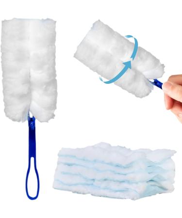 30Pcs Duster Refills with 1 Short Handle Hand Dusters for Cleaning Disposable Cobweb Duster Heads Static Dust Removal Dusting Tools Hand Dusters for Cleaning Furniture Blinds Ceiling Fans - Buy Online on GoSupps.com