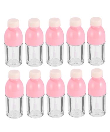 Flacons de Gloss L vres Vides Transparents 10 Pi ces Petits Format Rose Bouteille Voyage Contenants Cosm tiques Rechargeables pour Femmes