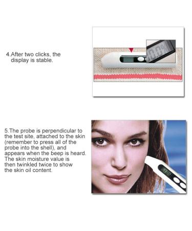 Sonew Digital Skin Detector - Portable Facial Oil Analyzer & Skin Care Tester with LCD Display for Healthy Skin - Buy Online on GoSupps.com