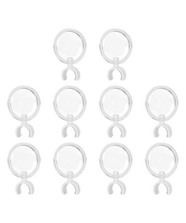 10pcs Multiangle Earwax Remover Glass Ear Scoops with Folded Design Lightweight Used for Adults & Children Ear Spoon Magnifier