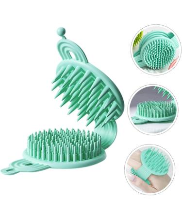 Collbath Double-Sided Shampoo Brush - Silicone Scalp Massager & Hair Wash Accessories | International Shipping Available - Buy Online on GoSupps.com