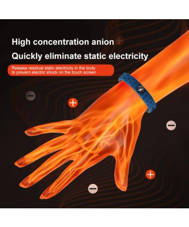 Anti-Static Wristband - Adjustable Cordless Silicone Bracelet for Men & Women | Durable Non-Slip Design for Optimal Static Balance - Buy Online on GoSupps.com