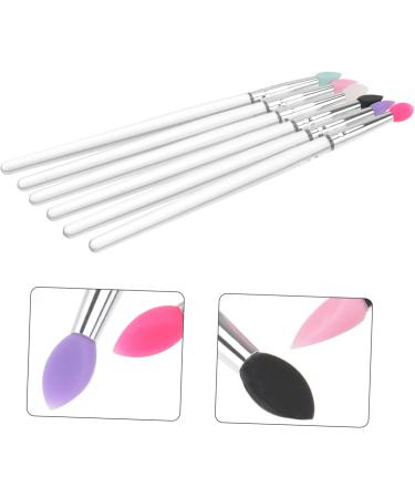 Housoutil 6pcs Eye Shadow Brush Eyeshadow Silicone Makeup Brush Eye Shadow Application Tool Makeup Tools - Buy Online on GoSupps.com