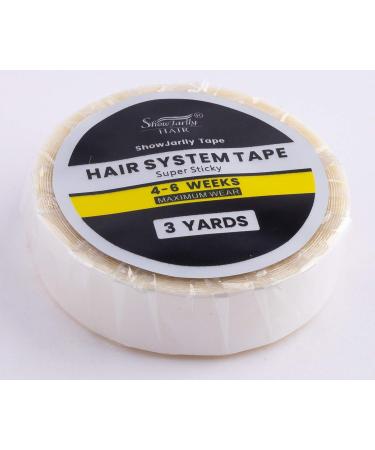 ShowJarlly Double Sided Lace Front Support Tape Roll - White 1.2cm x 3 Yards - Buy Online on GoSupps.com