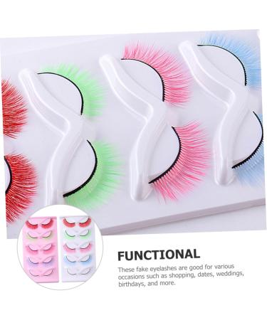 SOESFOUFU Fake Eyelashes Kit 2 Boxes eyelash Accessories fluffy women eyelashes extend mix abundance European and curly lashes eyelashes 5d curly Miss cosmetics false lashes wispy - Buy Online on GoSupps.com