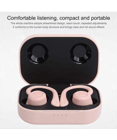Ear Hooks Earphone Earbuds Compact Sound Assistant Wearing Without Pressure for Outdooor for Daily Use for Office(Cloud Powder) - Buy Online on GoSupps.com