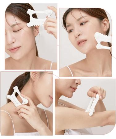 HURRISE Facial Gua Sha Tool - Ceramic Scraping Board for Massage | Best for Men & Women Arms & Legs | International Shipping Available - Buy Online on GoSupps.com