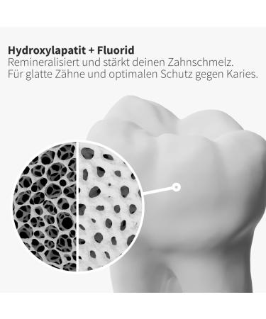 Zahnheld Day & Night Toothpaste with Fluoride | 2 x 75 ml Mint Flavor | 6-Fold Active Natural Ingredients | Daily Dental Care  - Buy Online on GoSupps.com