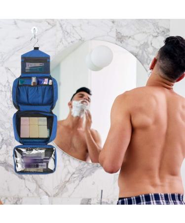 Hanging Toiletry Bag Waterproof Jiemei Travel Wash Bag for Men & Women with 4 Compartments Foldable Compact Size Super Durable Fabric Royal Blue M - Buy Online on GoSupps.com