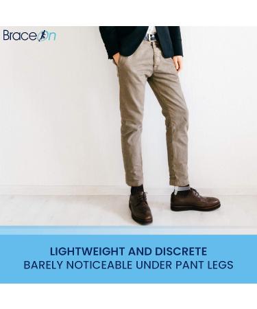 BraceOn AFO Swedish Ultra Lock - Women's Left Drop Foot Stabilizer | Moldable & Lightweight Polyethylene - Buy Online on GoSupps.com