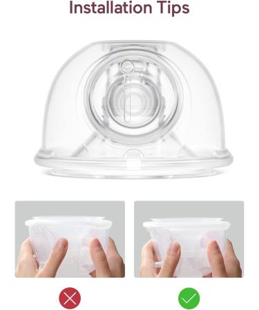 Momcozy Full Set Collector Cup for Momcozy S9 Pro/S12 Pro NOT for S9/S12. Original S9 Pro/S12 Pro Breast Pump Replacement Accessories (180ml with Double-Sealed Flange 24mm) DL Overall - Buy Online on GoSupps.com
