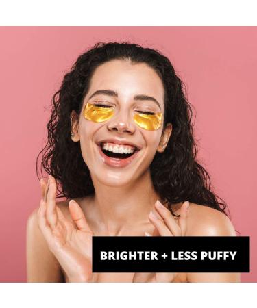 PURE SOL Hydrogel Gold Eye Mask 12 pairs - Hyaluronic Acid & Retinol for Anti-Aging & Hydration - Buy Online on GoSupps.com