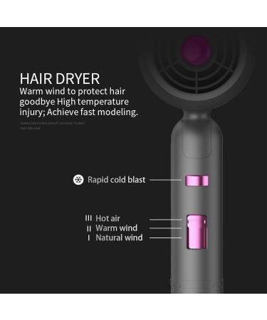 Powerful Blue Light Hairdryer - Fast Drying 3 Heat Settings Foldable with Diffuser & Concentrator - Ideal for Home & Travel - Buy Online on GoSupps.com