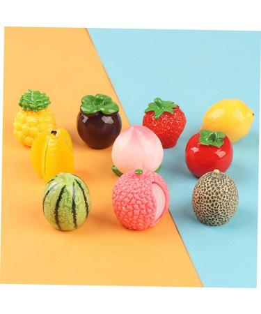 VICASKY 6pcs phone case ornaments Charm charm decorative fruit model miniature DIY accessories window fake fruit decorations DIY resin crafts decor artificial fruit decor crafts - Buy Online on GoSupps.com