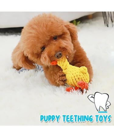 Speedy Panther Duck Puppy Toys From 8 Weeks Small Dog Dog Rope Toys for Small Dogs Natural Cotton Puppy Teething Toys for Small Mediuem Dogs - Buy Online on GoSupps.com