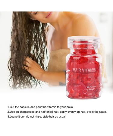 Hair Care Vitamin Capsules | Anti-Frizz Serum for Moisturizing & Repair | International Shipping - Buy Online on GoSupps.com