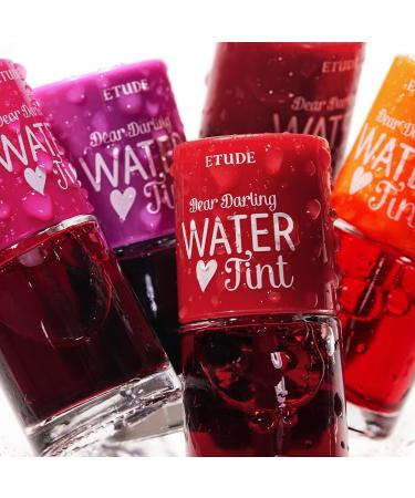 ETUDE Dear Darling Water Tint Cherry Ade 2 Set (21AD) - Vivid Moisturizing Lip Stain | Non-Sticky & Smudge-Proof K-Beauty Tint - Buy Online on GoSupps.com