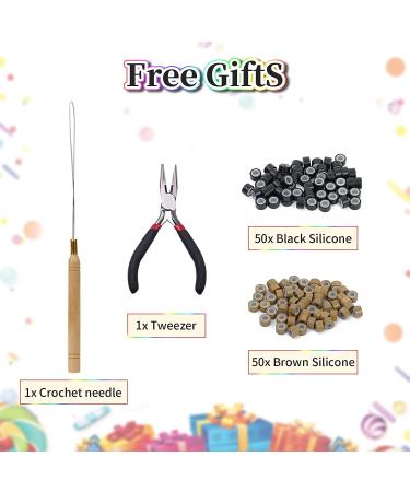 Fairy Hair Tinsel Kit - 47 Strands, 12 Colors, 3600 Strands - Glitter Sparkling Hair Extensions for Cosplay & Parties - Buy Online on GoSupps.com