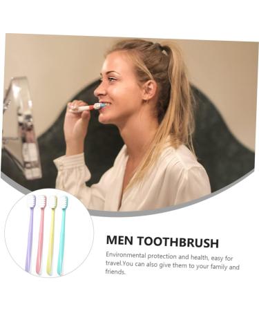 Shop Goohochy 4-Piece Soft Cotton Toothbrush Set for Sensitive Gums - Silk Travel Oral Care | Japanese Style - Buy Online on GoSupps.com