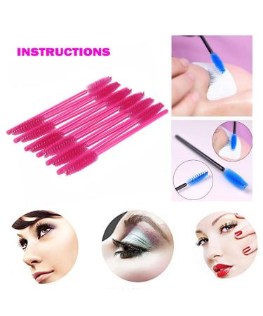 XVbond 100PCS Mascara & Lip Brushes Kit - Rose | Makeup Beauty Tool Set - Buy Online on GoSupps.com