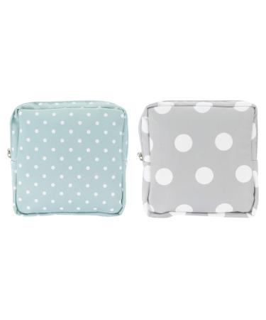 2Pcs Sanitary Napkin Pouch Menstrual Pad Bag Portable Sanitary Napkins Bag Menstrual Cups Pad Pouch Small Wallet Sanitary Pad Organizer for Girls Ladies Sanitary pad Bag Women Sanitary pad Pouch