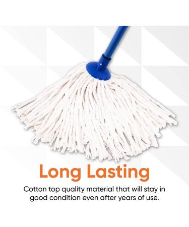 Superio Brand White Cotton String Mop - High-Quality Cleaning Tool - Buy Online on GoSupps.com