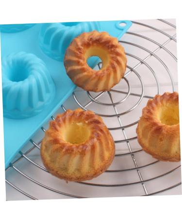 Zerodeko Doughnuts 3pcs 6 Mould for DIY Dessert Cake Mold Cake Baking Mold Cake Making Shape Silicone Bake Baking Mould Small Baking Utensils DIY Cake Mold mediumx3pcs Redx3pcs - Buy Online on GoSupps.com