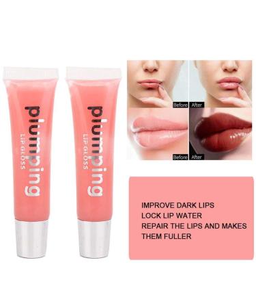 2PC 10ml Lip Plumping Serum & Gloss - Full Defined Lips | Shop Now! - Buy Online on GoSupps.com