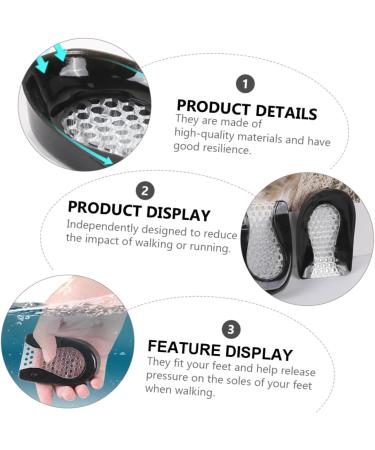 2 Pairs Cellular Heel Pad Inserts - High Heel Insoles for Plantar Support & Foot Protection - Buy Online on GoSupps.com